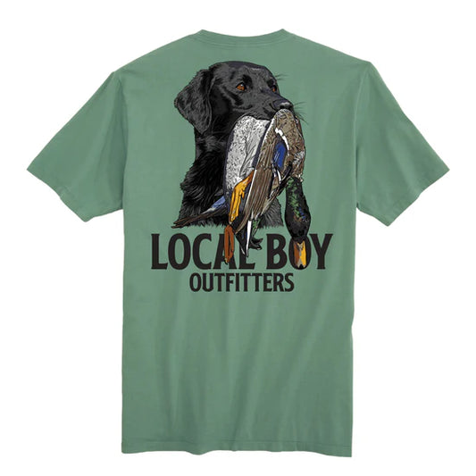 Local Boy | Youth Feathered Fetch T-Shirt in Light Green