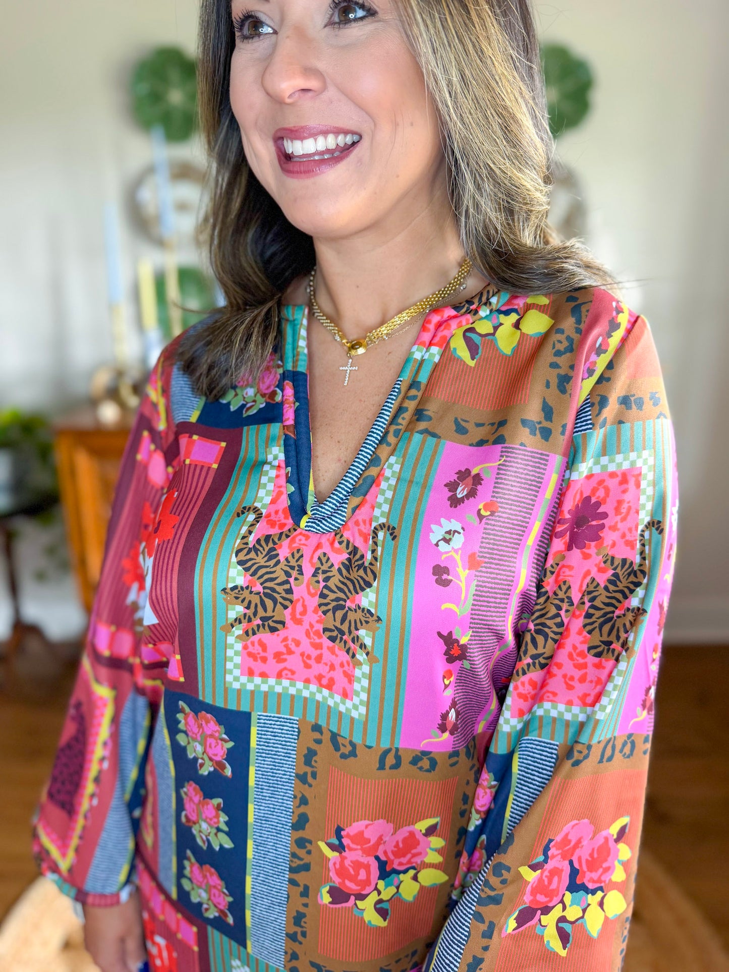 Crosby | Skyler Dress in Vintage Vingette