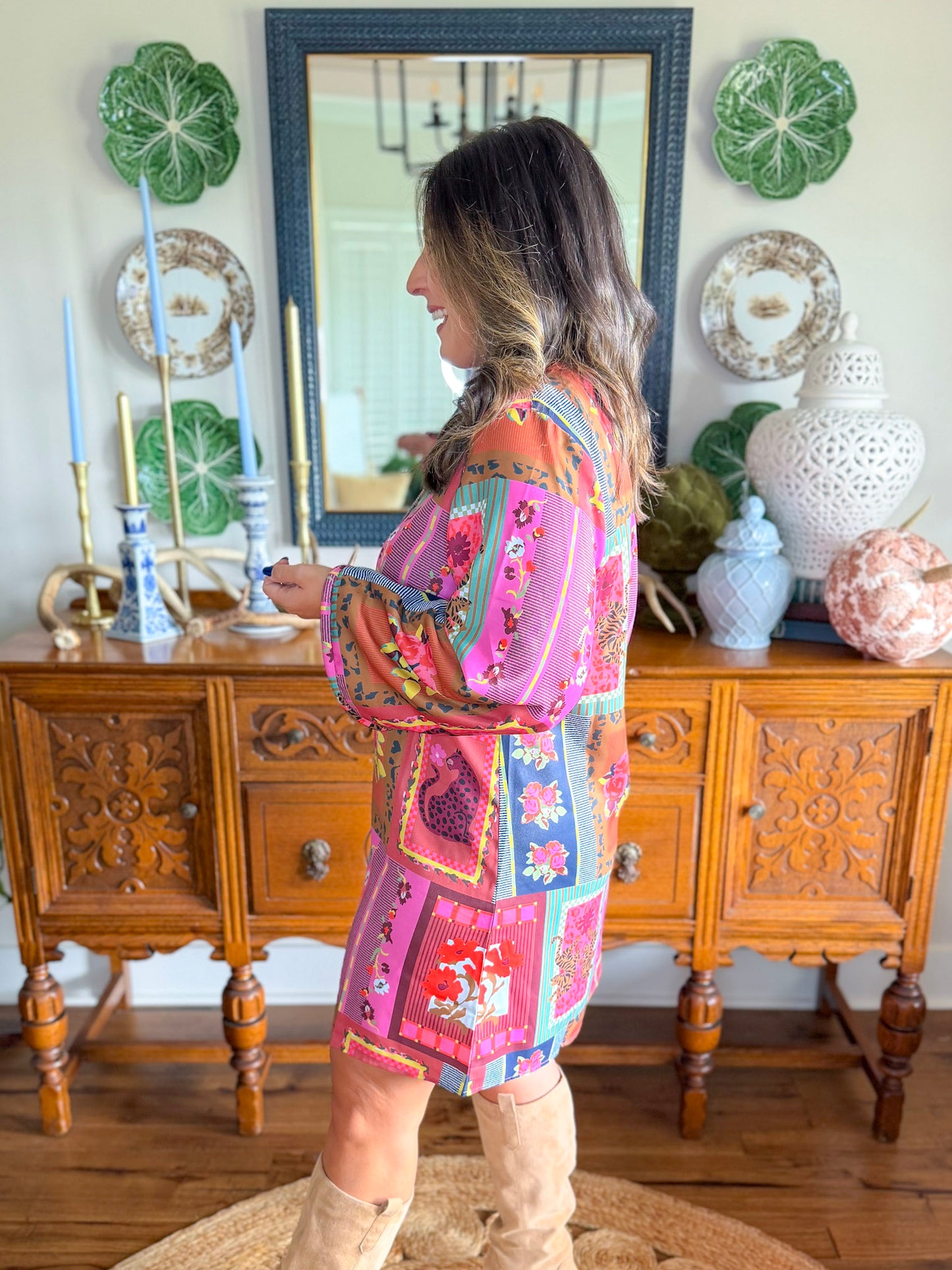 Crosby | Skyler Dress in Vintage Vingette