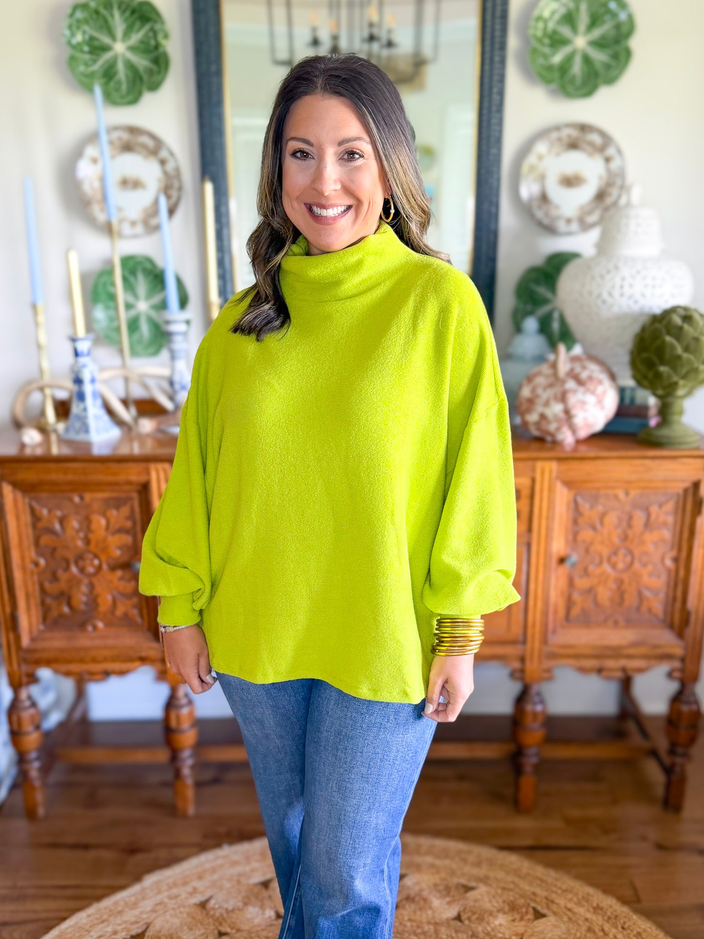 The Claire Cowl Neck Sweater