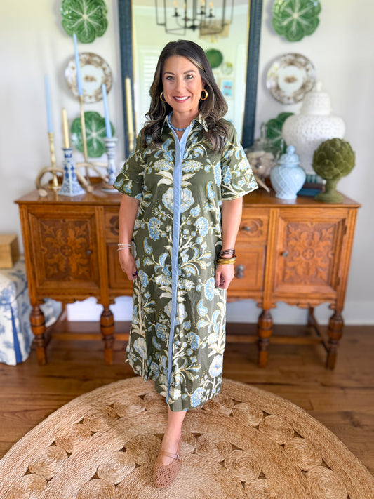 Blue Ridge Floral Dress