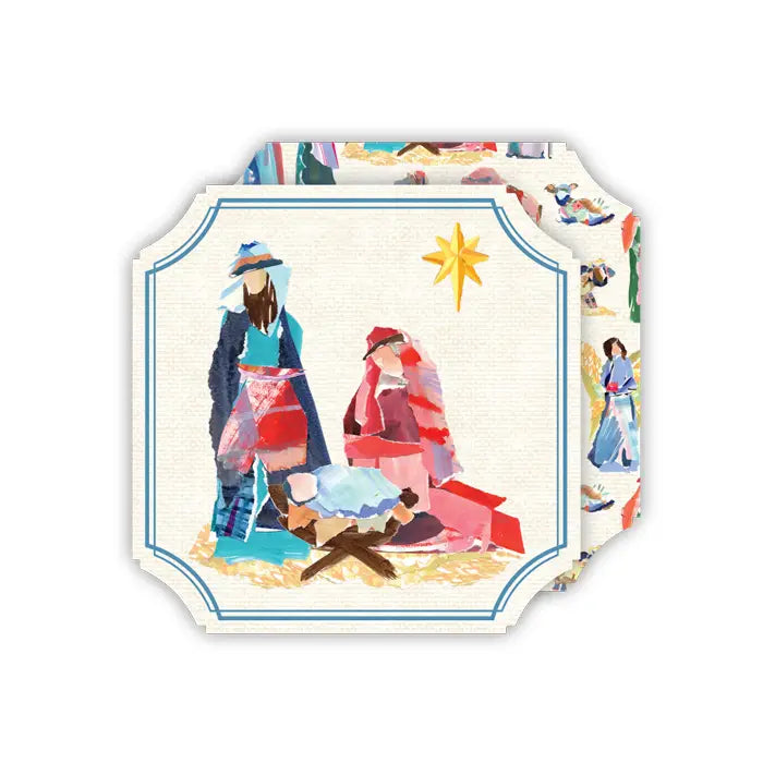 Nativity Scene Ticket Coasters