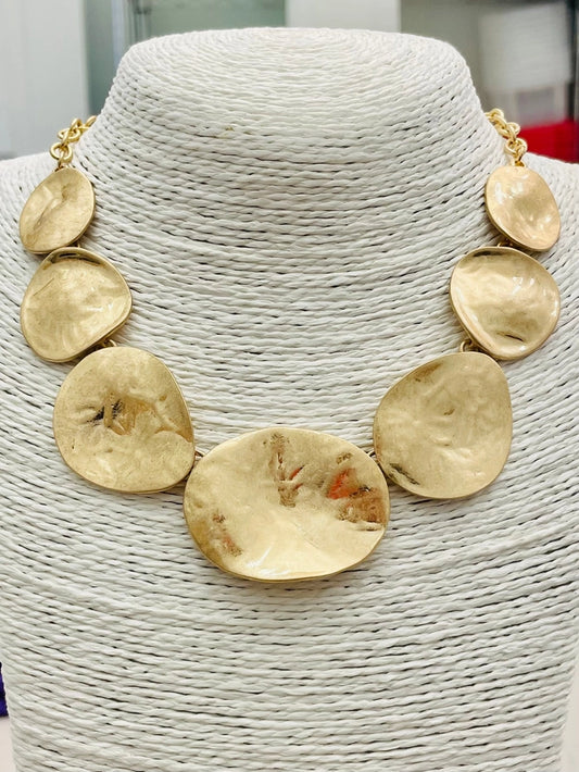 The Sophia Matte Gold Necklace