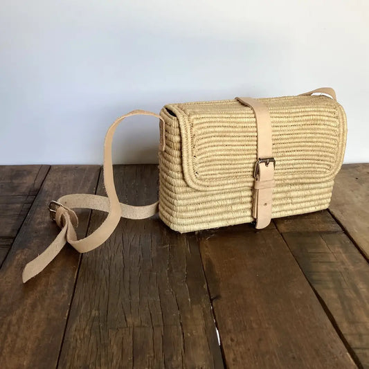 Straw Crossbody Purse
