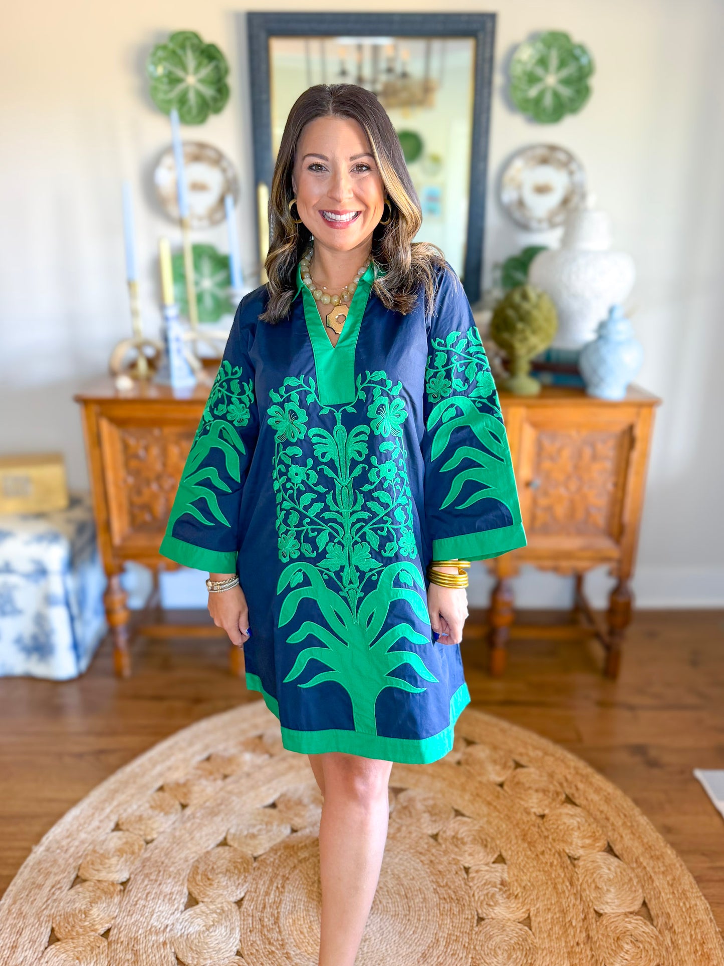 Navy & Ivy Dress
