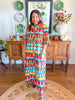 Karlie | Multi Poplin Maxi Shirt Dress