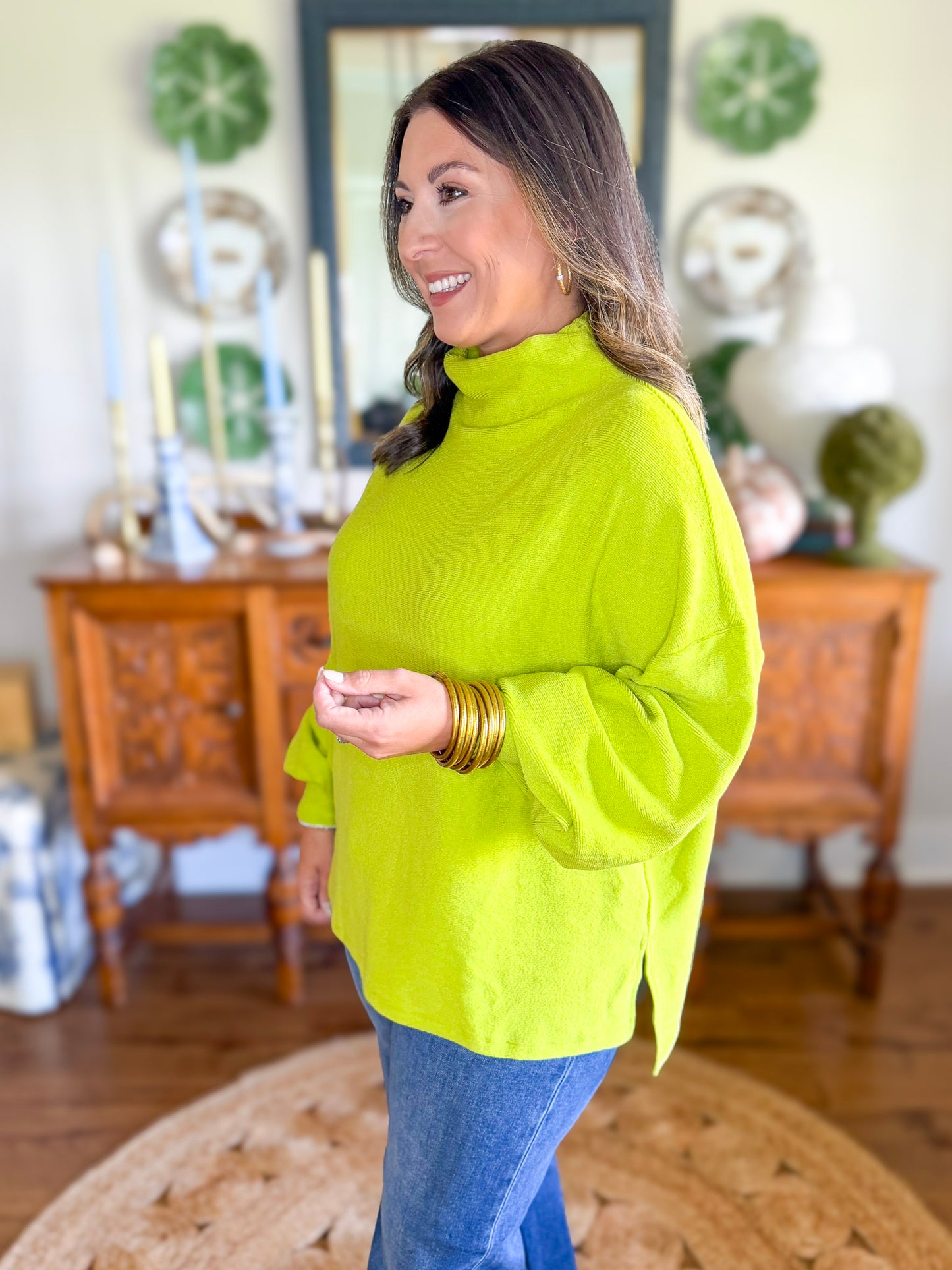 The Claire Cowl Neck Sweater
