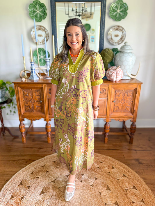 Tiger Tale Maxi Dress