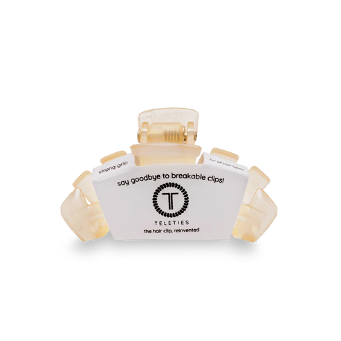 Classic Almond Beige Tiny Hair Clip