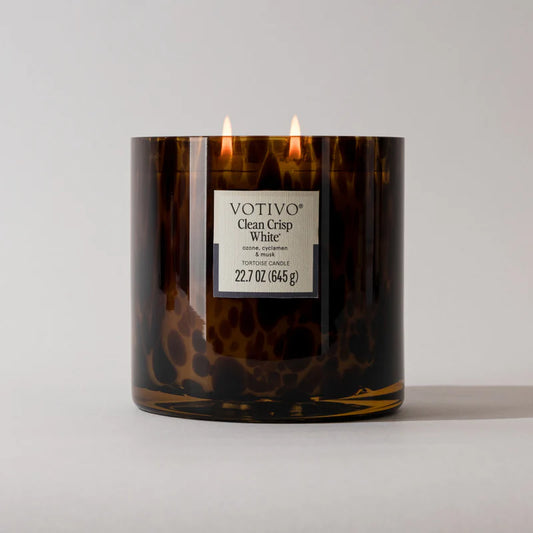 Votivo | Clean Crisp White Tortoise Candle