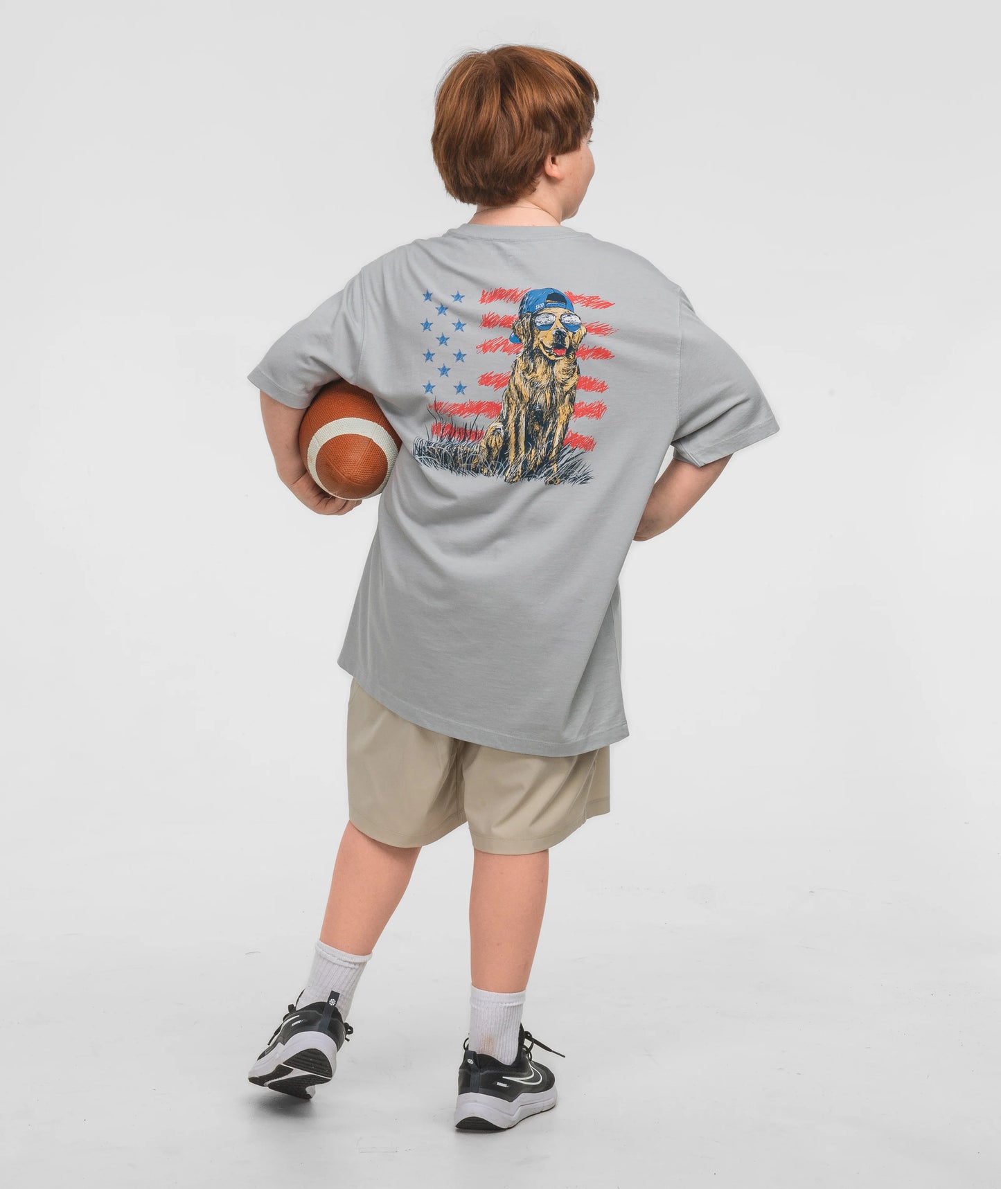 Southern Shirt Company | Youth Boys Attaboy T-Shirt in Harbor Mist
