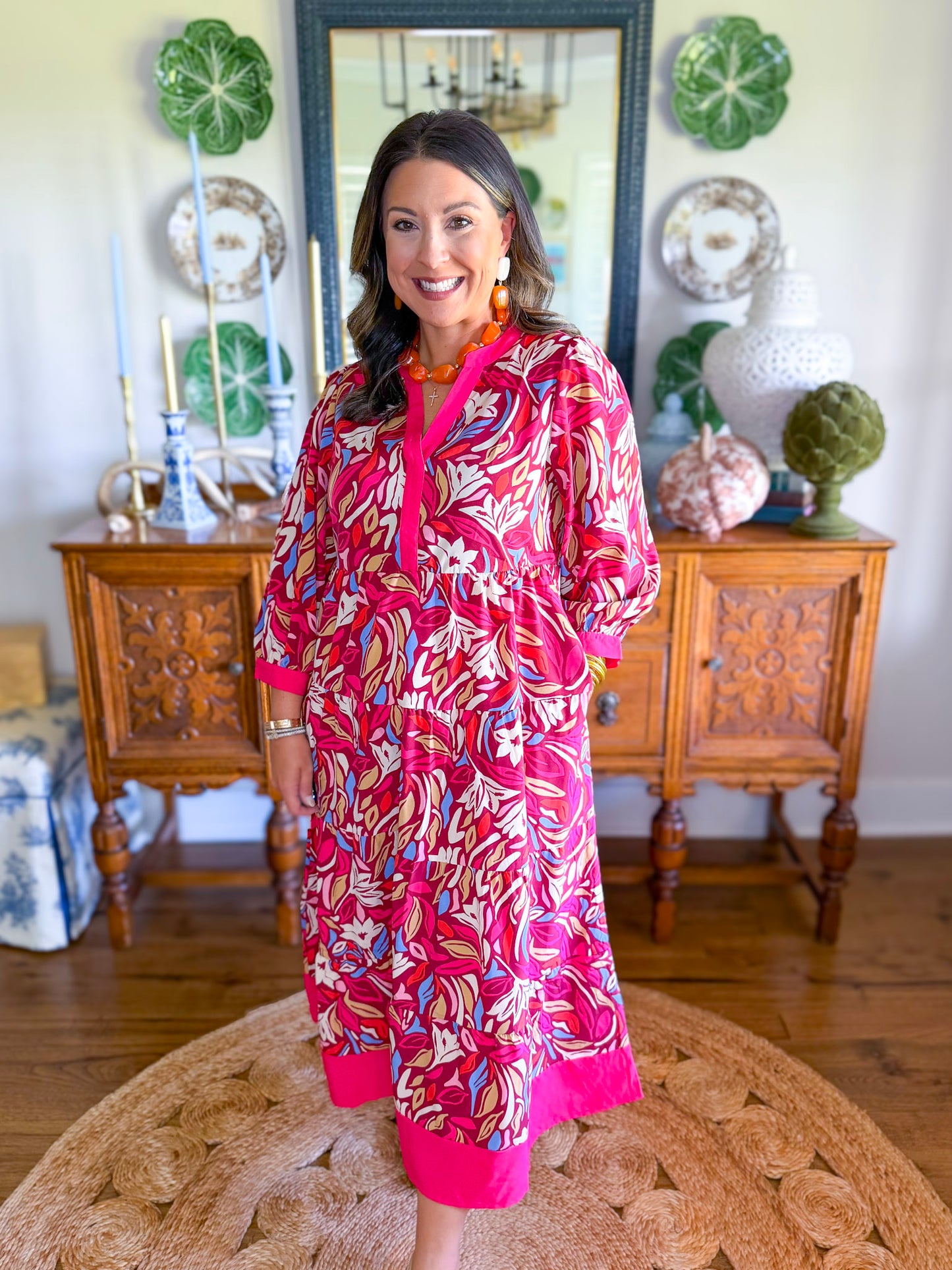 Mary Square | Cameron Maxi Dress in Wind Rush