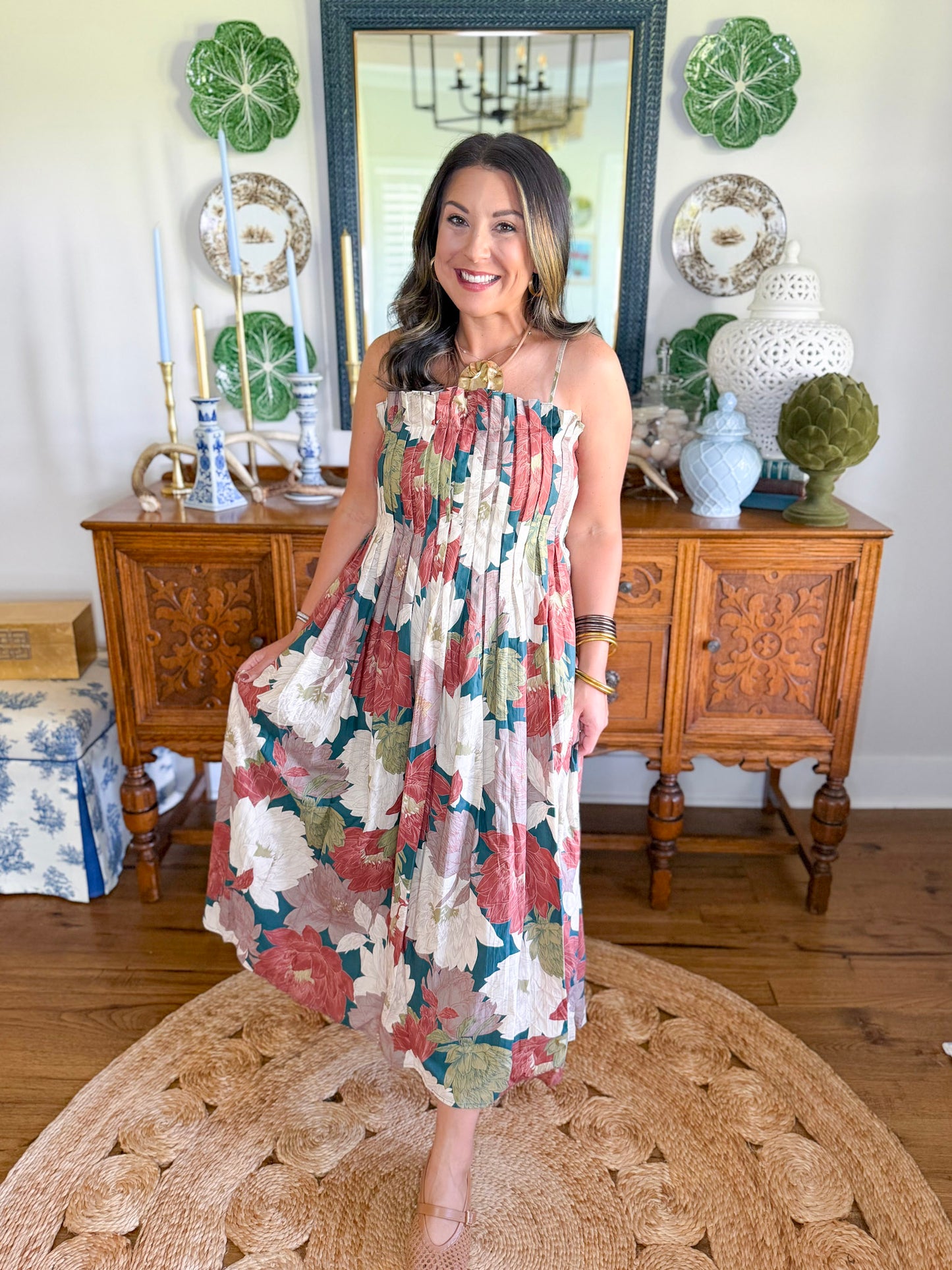 Evergreen Estate Midi Dress