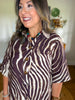 Zaria Zebra Maxi Dress