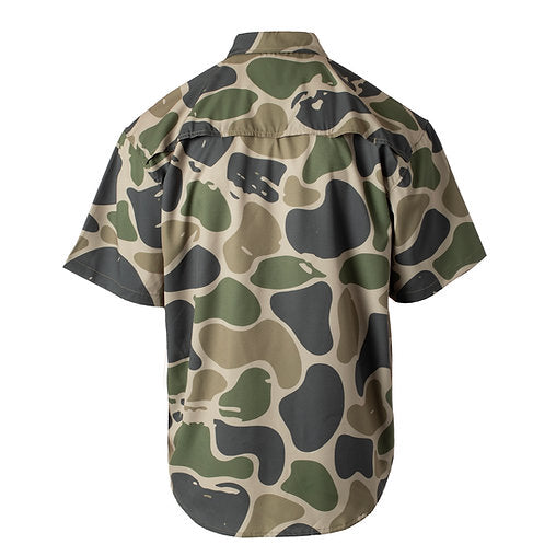 Fieldstone | Short Sleeve Button Down in Max Backwoods Camo