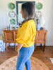 Adrienne | Tatum Bubble Hem Top in Gold