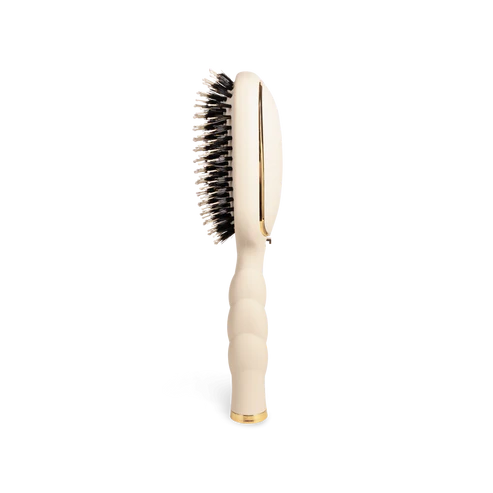 Teleties Boar Bristle Hair Brush in Tan