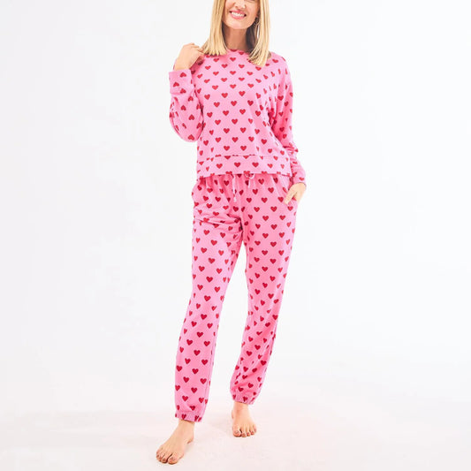 Mary Square | Sophie Hearts Jogger Set