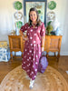 Burgundy & Blush Dot Set