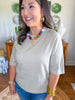 Signature Knit Top in Oatmeal