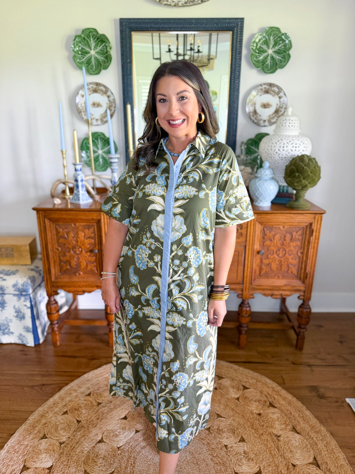 Blue Ridge Floral Dress