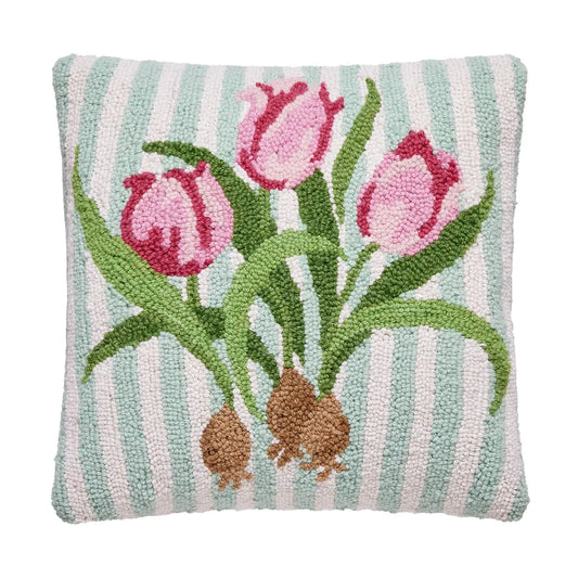 Pink Tulip Hook Pillow