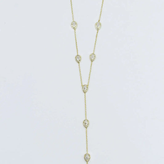 Crystal Y-Glow Necklace