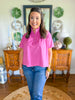 The Elise Blouse in Pink