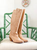 Corkys | City Slicker Boot in Sand Faux Suede