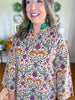 Heart of Grace | Eloise Mini Caftan in Heatherwood Linen