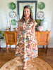 Painted Countryside Midi Dress