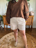 Adrienne | Faye Shorts in Biscuit Gingham
