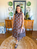Brown Sugar Halter Dot Dress