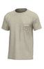 Southern Point | Youth Camo Badge T-Shirt in Cloud Cream