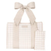 Casemate | Jelly Bow Tote in Latte Gingham