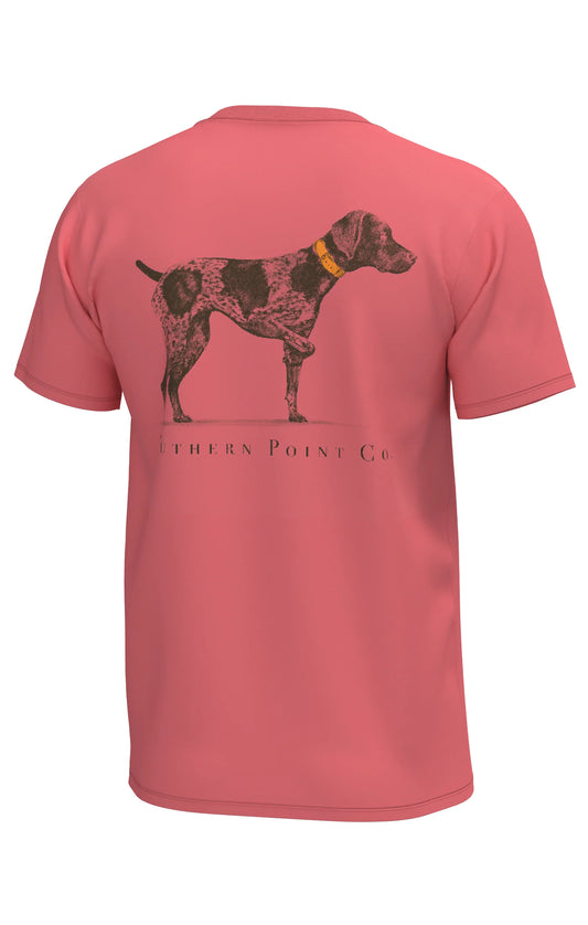 Southern Point | Greyton Detail T-Shirt in Coral