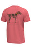 Southern Point | Greyton Detail T-Shirt in Coral