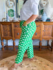 Prep Rally Dot Pants in Kelly Green