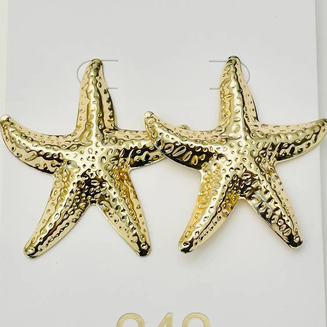 Chic Starfish Stud Earrings