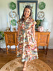 Painted Countryside Midi Dress