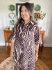 Zaria Zebra Maxi Dress