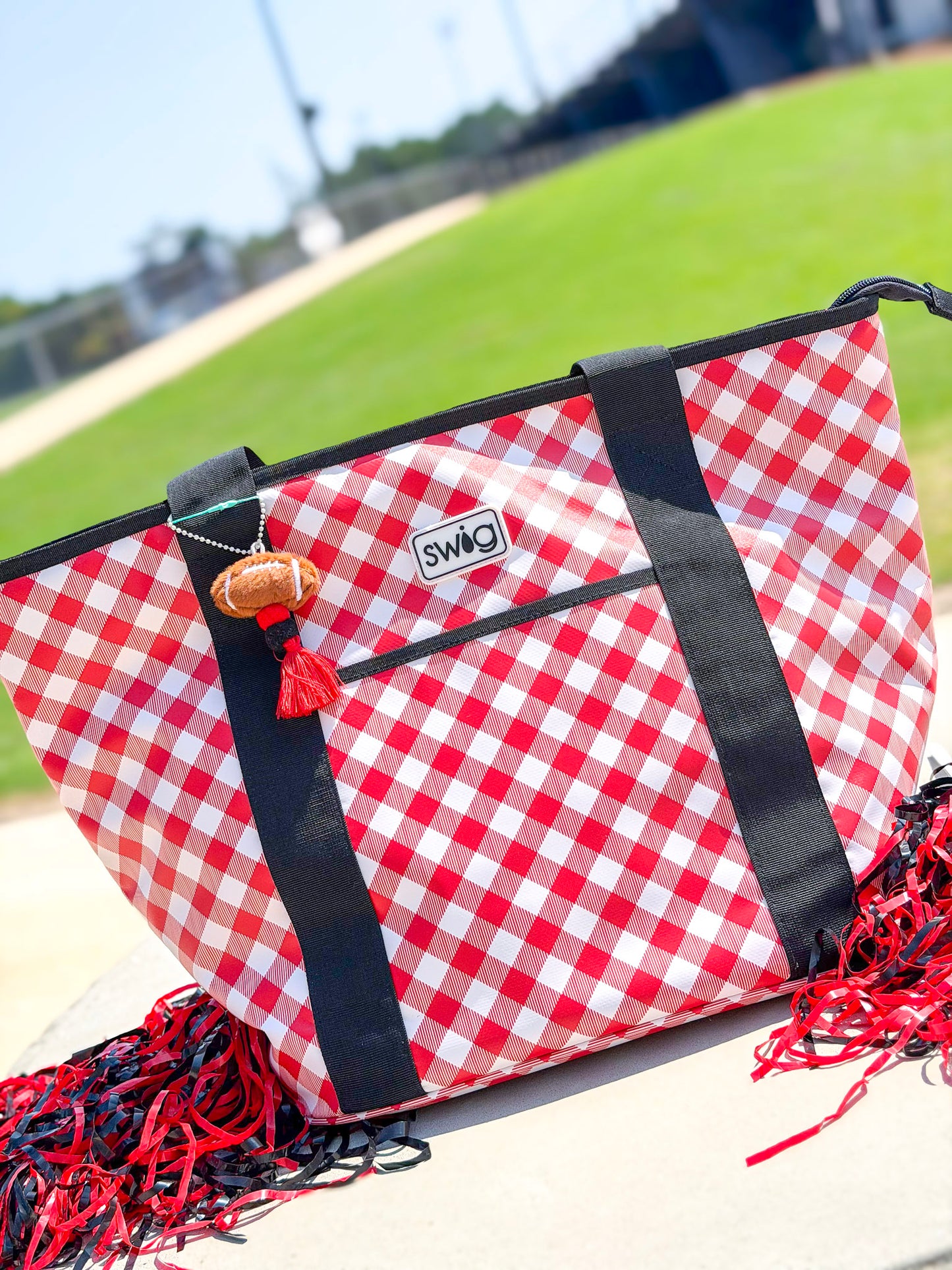 Swig | Zippi 36 Cooler in Gameday Gingham Red & Black