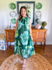 The Magnolia Floral Ruffle Dress