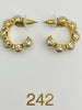 Chic Pearl Hoops