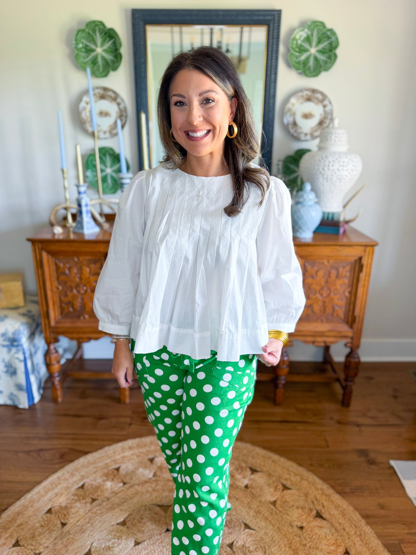 Sunday Social Blouse in White