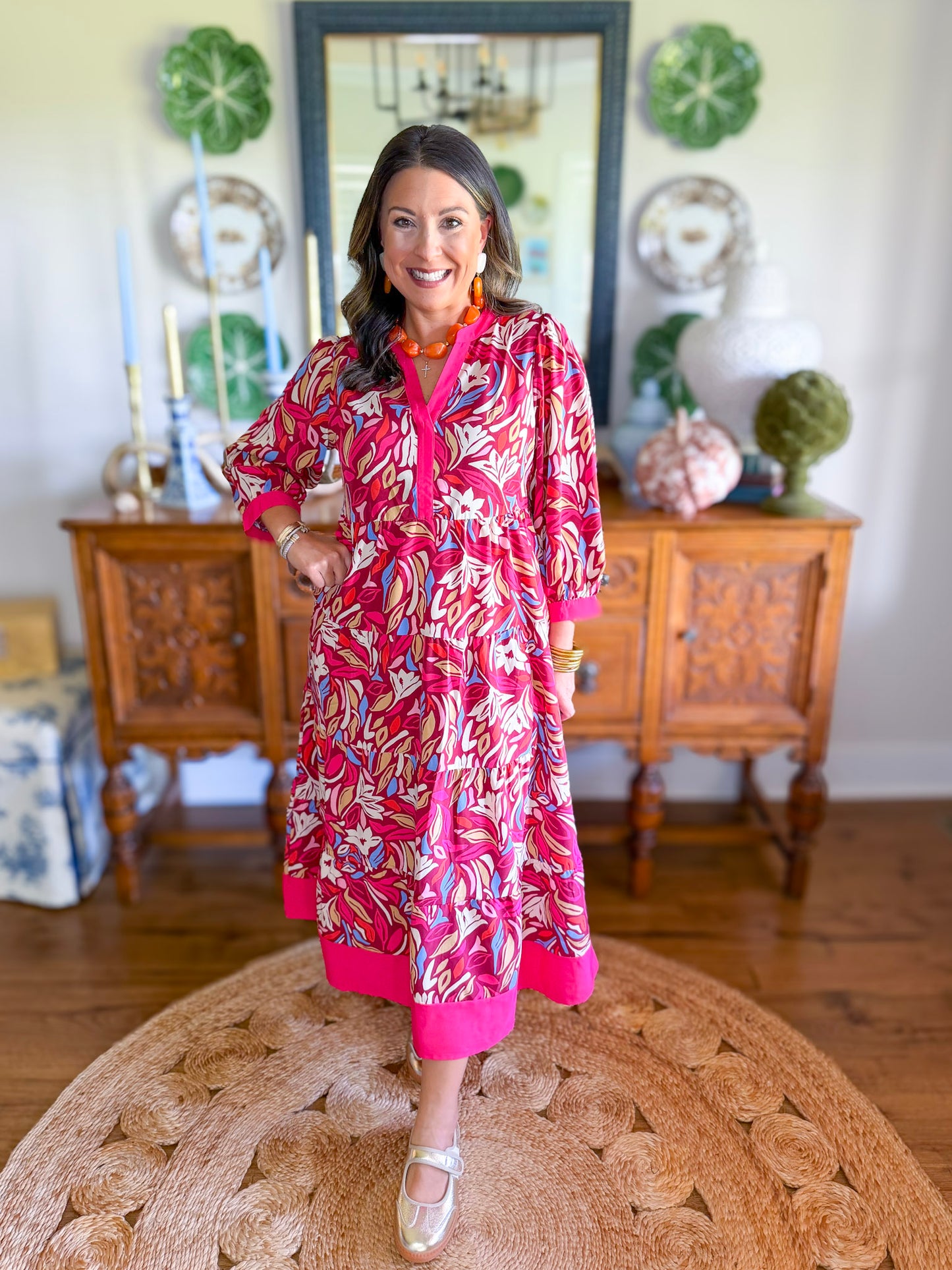 Mary Square | Cameron Maxi Dress in Wind Rush
