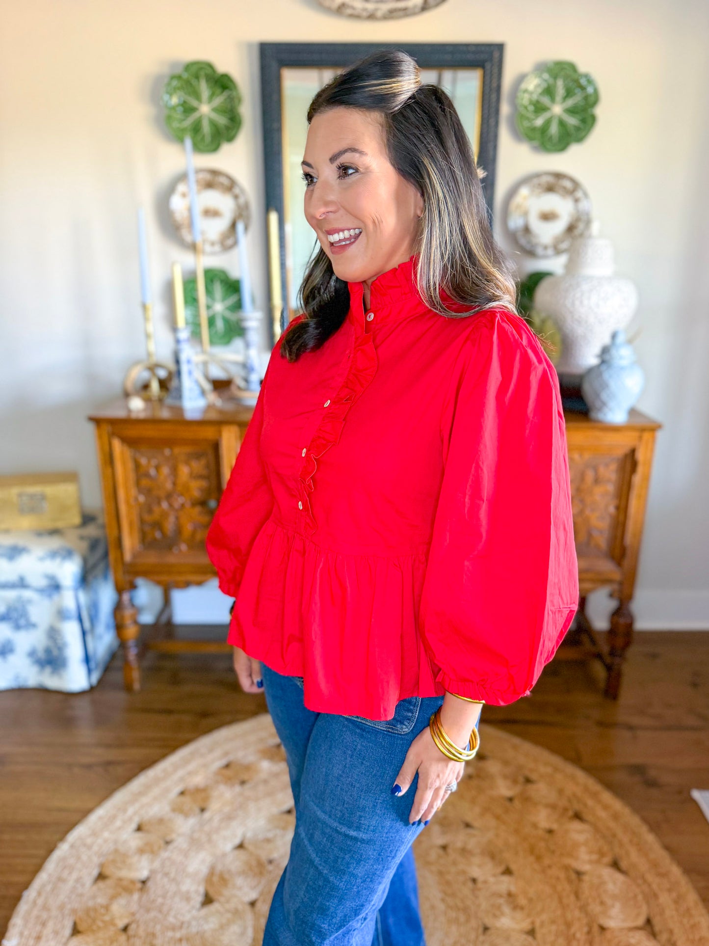 Tatum Ruffle Blouse