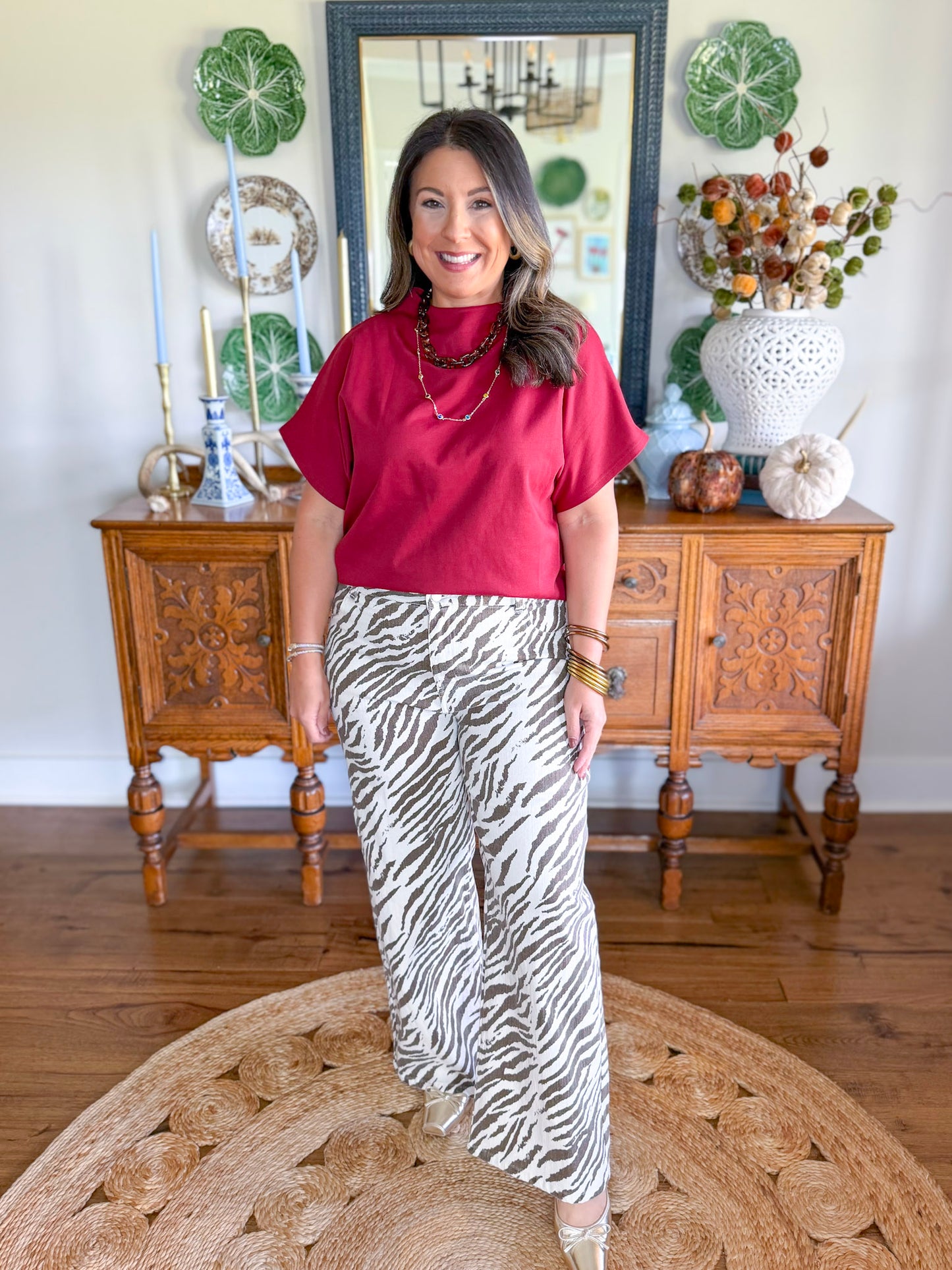 Untamed Zebra Pant