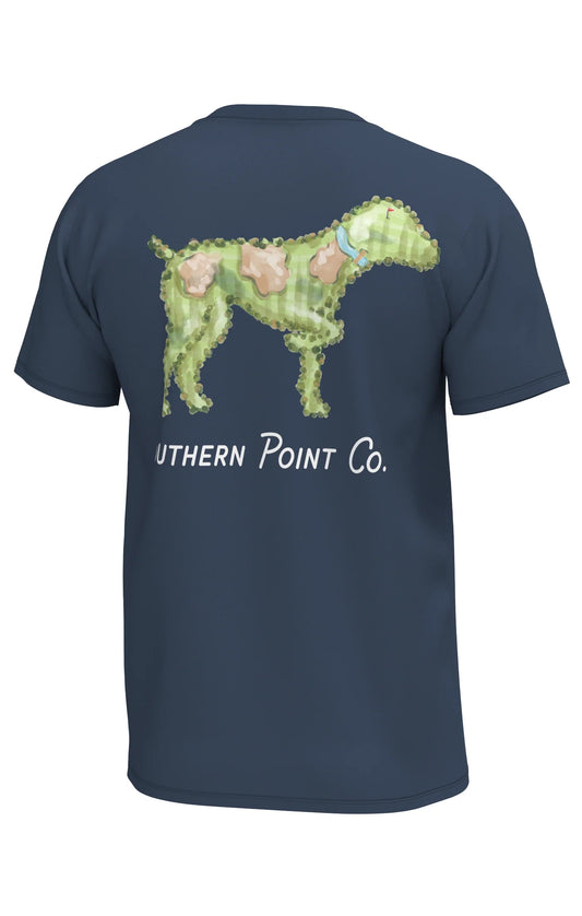 Southern Point | Youth Greyton Golf Course T-Shirt in Deep Water