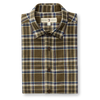 Duck Head | LS Cotton Flannel Sport Shirt in Dark Olive